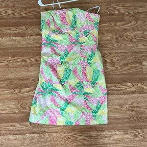 Lily Pulitzer strapless dress